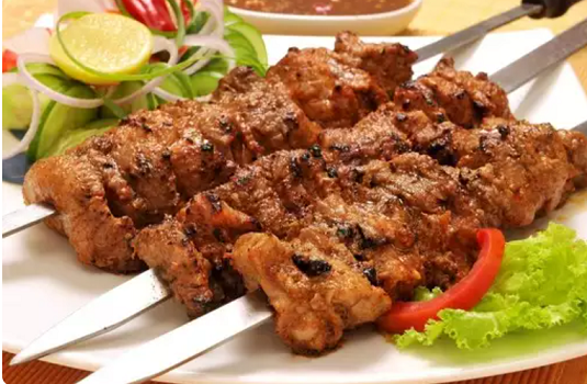 Bakra Seekh Kebab